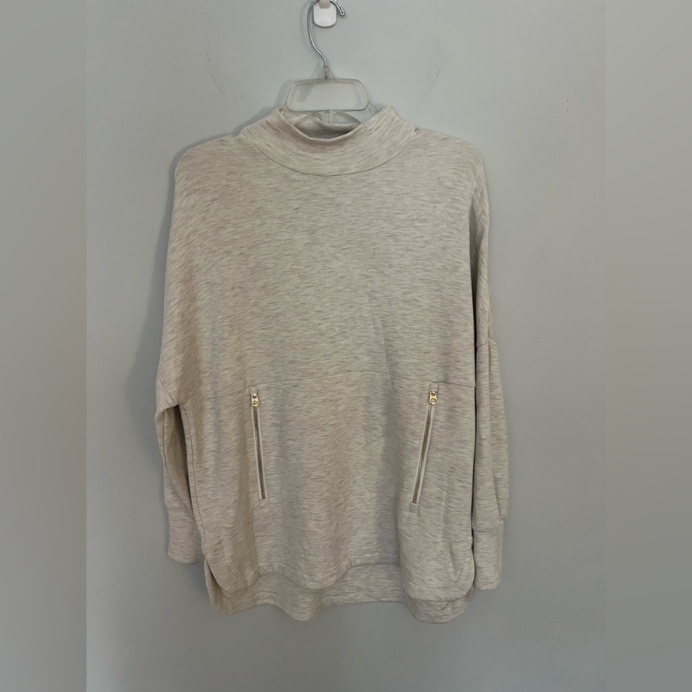 Varley bay sweat double face long sleeve sweater size small New without tags - Picture 4 of 13